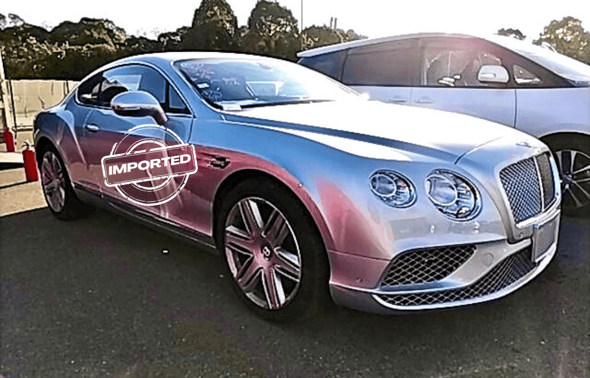 2016 Bentley Continental GT V8 silver 4.0L coupe Japan import low km