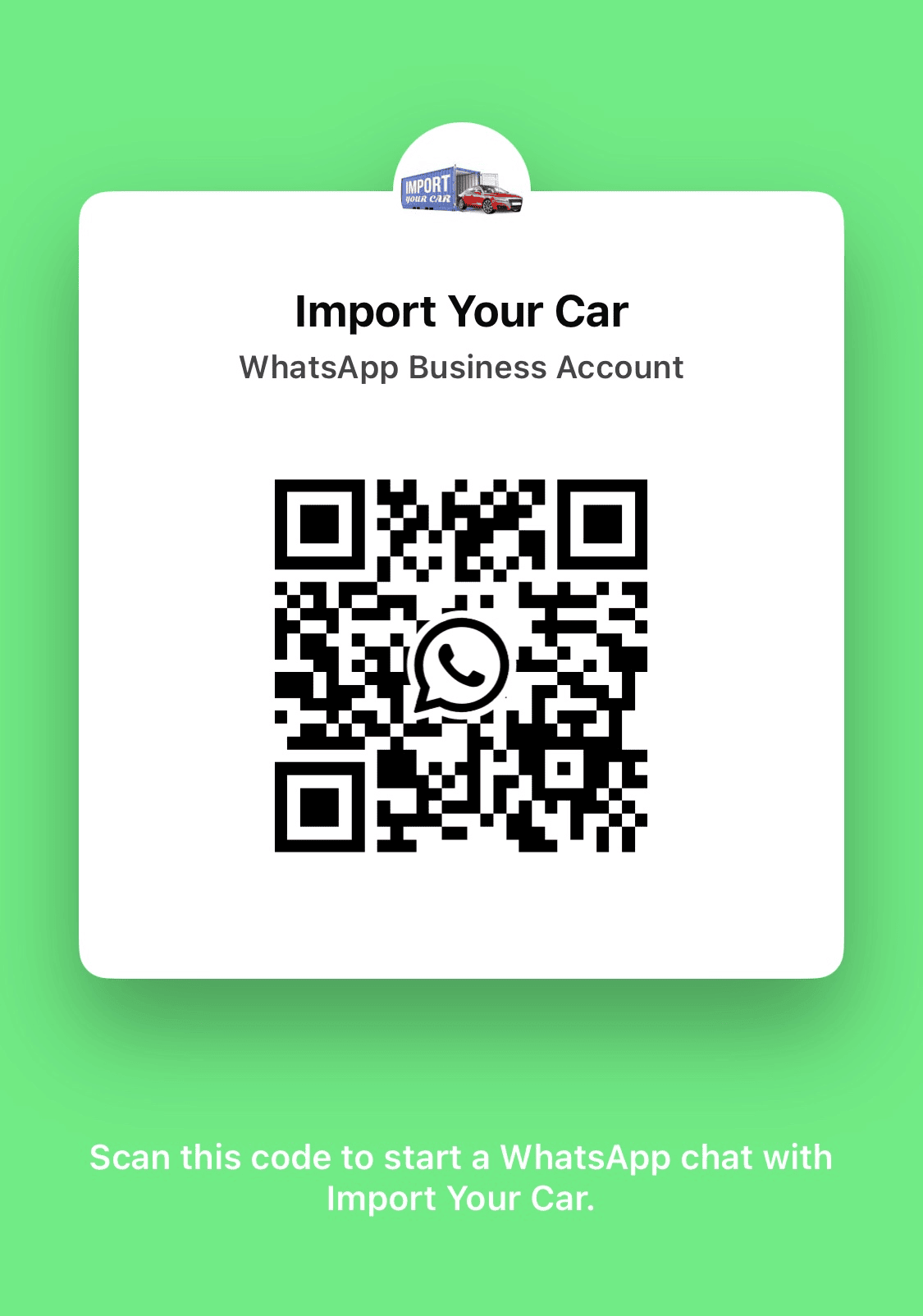 WhatsApp Import Your Car