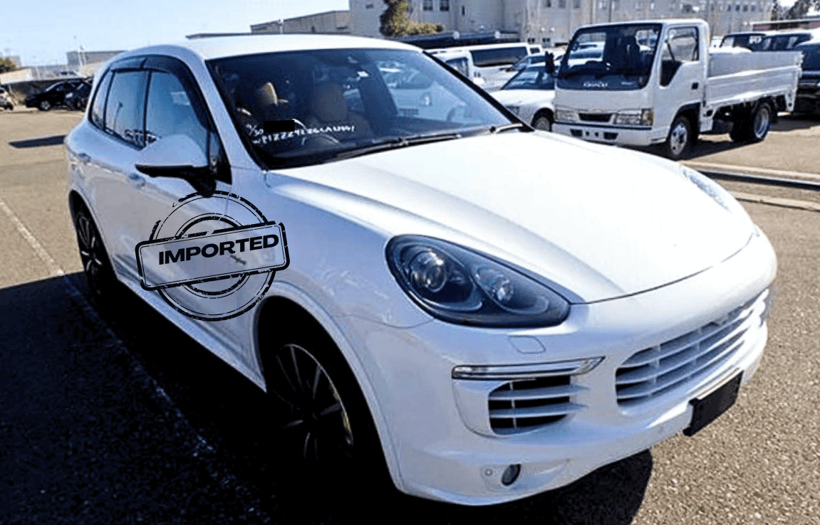 2016 Porsche Cayenne S E-Hybrid white 3.0L hybrid SUV Japan import low km