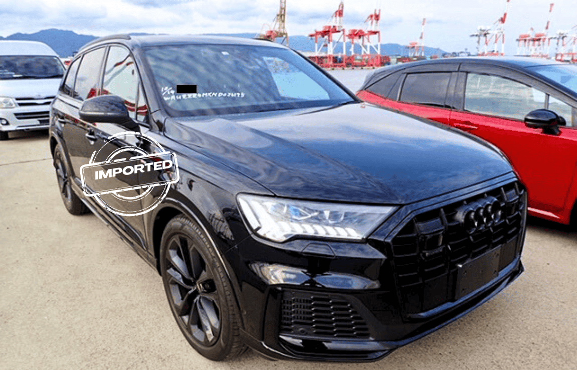 2022 Audi Q7 55 TFSI S Line black 3.0L SUV Japan import low km