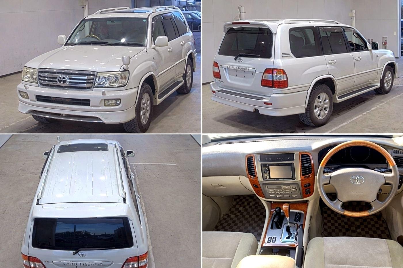 Landcruiser v8 100 serieas import your car from japan to new zealand